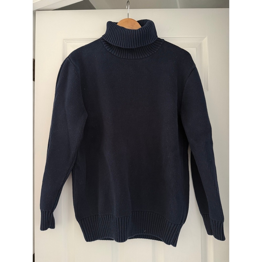 Quince Mens Organic Cotton Turtleneck Sweater Cozy Quiet Luxury Crunchy Granola